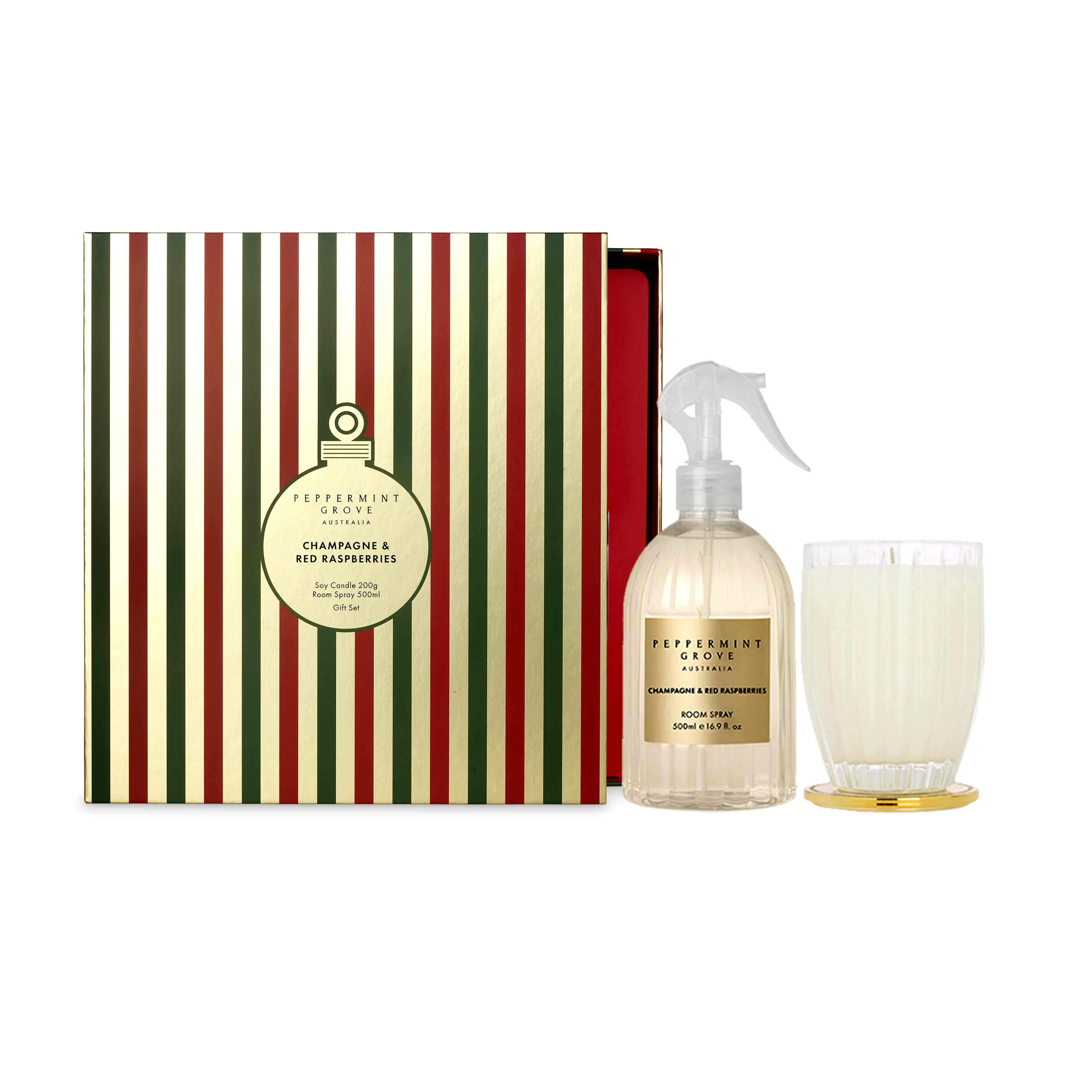 Champagne & Candle gift Set