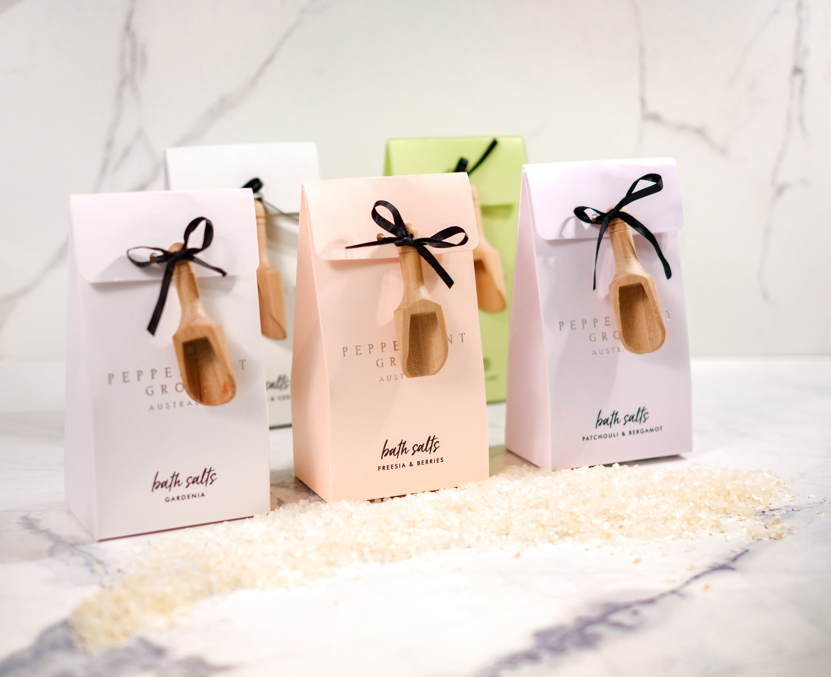 Patchouli & Bergamot Bath Salts 200g Peppermint Grove