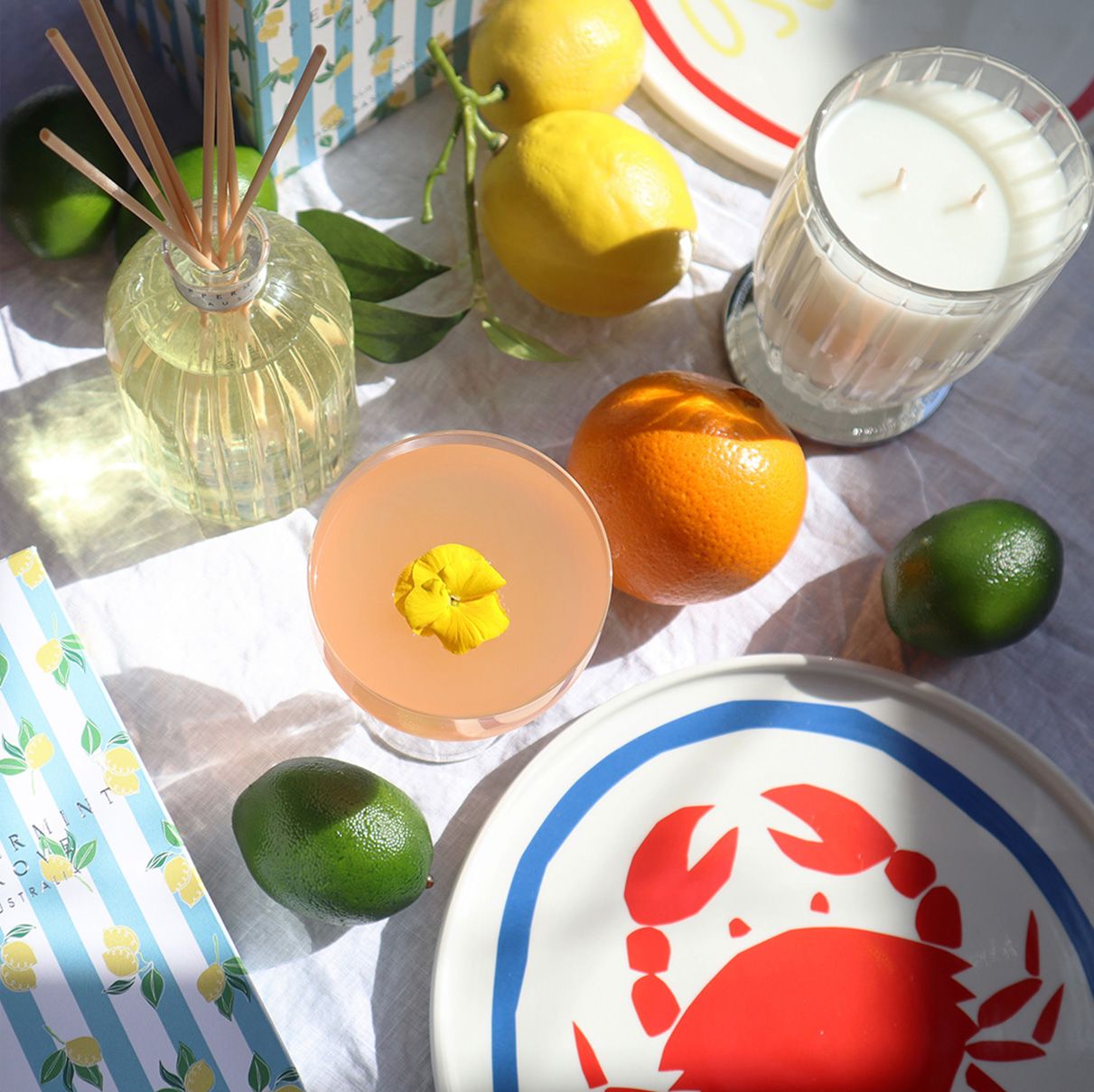 A Summer Escape with Lemon, Basil & Mandarin Peppermint Grove