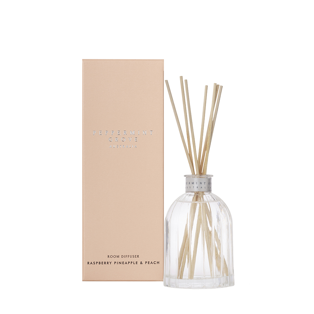 Raspberry, Pineapple & Peach Fragrance Diffuser 200ml | Peppermint Grove