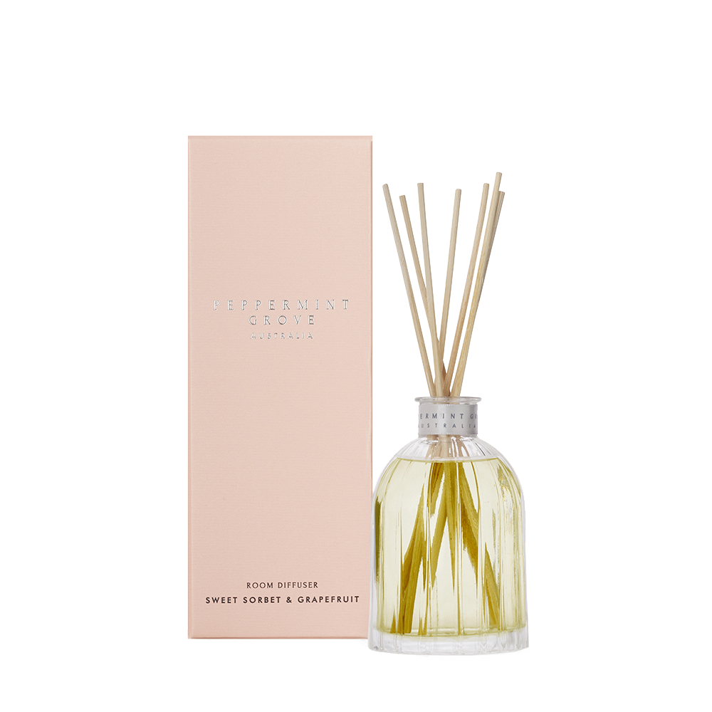 Sweet Sorbet & Grapefruit Fragrance Diffuser 200ml | Peppermint Grove