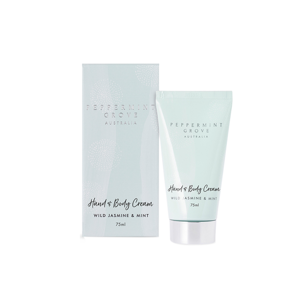 Wild Jasmine & Mint Hand Cream Tube 75ml | Peppermint Grove